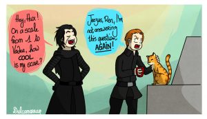 Kylo Ren asks General Hux how cool his scar is