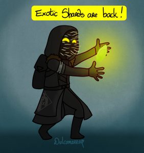 Xur and an exotic shard