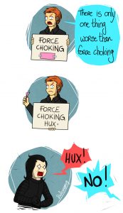there is only one thing worse than meme with General Hux and Kylo Ren