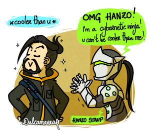 Hanzo and Genji from Reflection comics