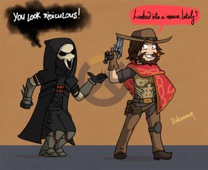 Reaper and McCree's lines