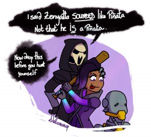 Zenyatta Sombra and Reaper