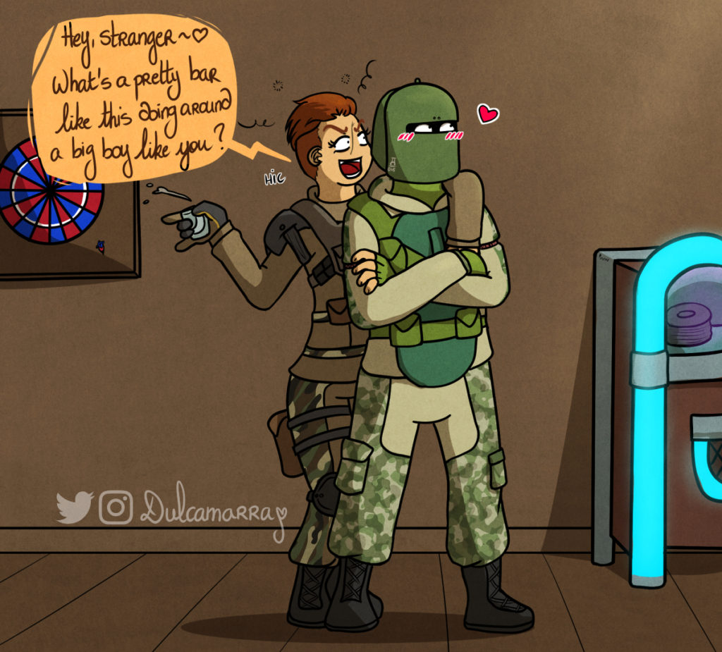 Finka flirting with Tachanka