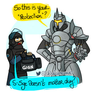 Rook and Reinhardt are comparing their protection
