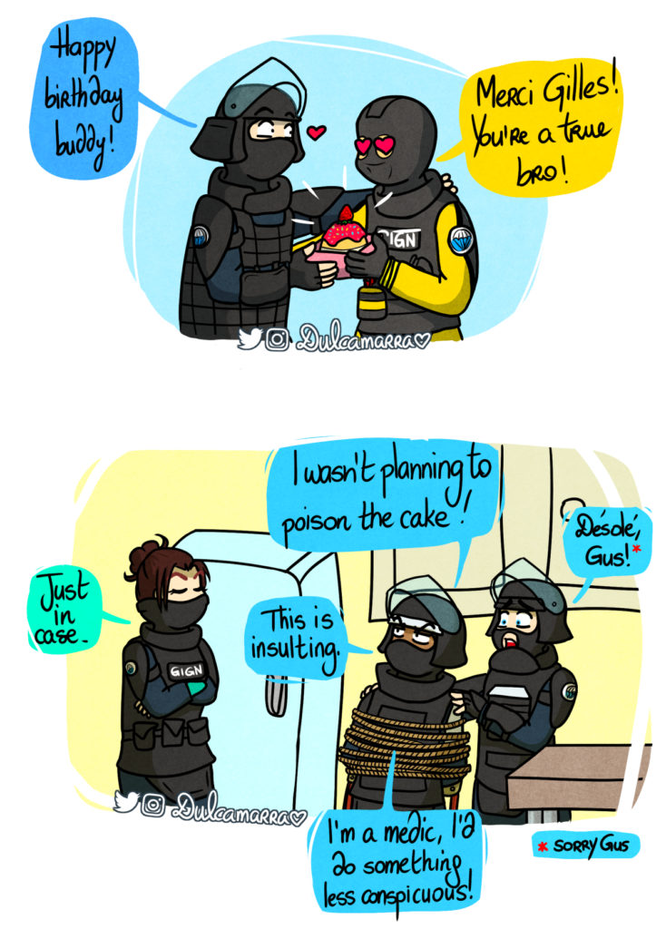 Lion's birthday in the GIGN
