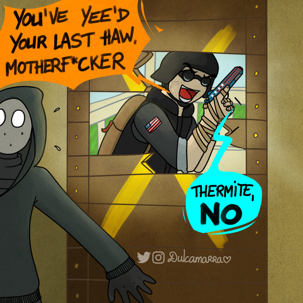 Thermite saying yeehaw to terrorists