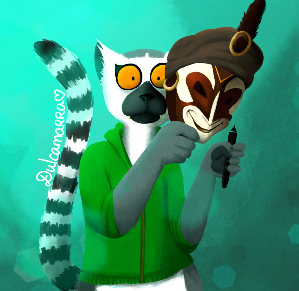 Dulcamarra the jester lemur