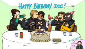 Doc's 42nd birthday with all GIGN ops