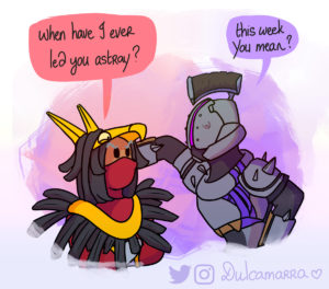 Saint-14 and Osiris chatting