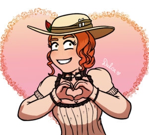 Bente Jorgensen from Anno 1800 wishing you a happy valentine's day