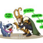 Loki dit à Jeff le requin terrestre "tu m'as soigné, je suis donc... Requinqué mdr tu l'as ?"